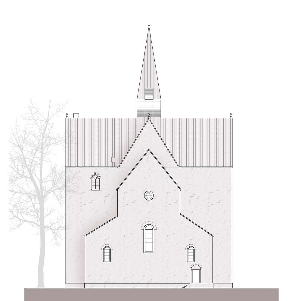 Klosterkirche Amelungsborn - Westansicht